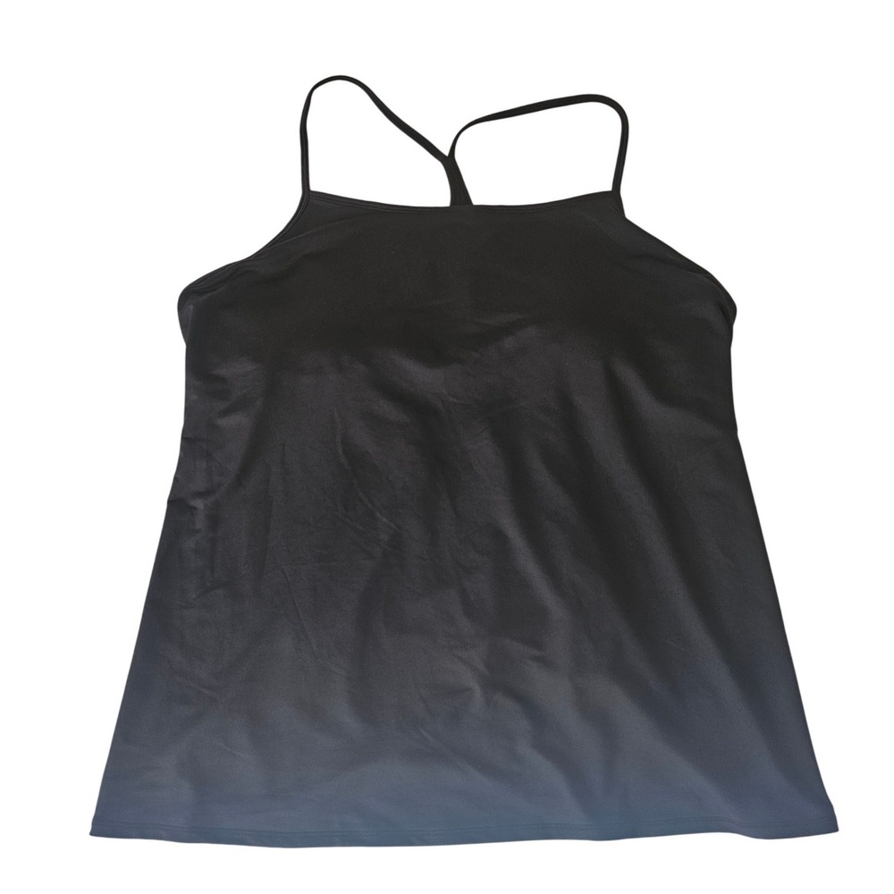 Pure Jill‎ Fit Womens 3X Black Ombre Racerback Tank Top Activewear Sleeveless